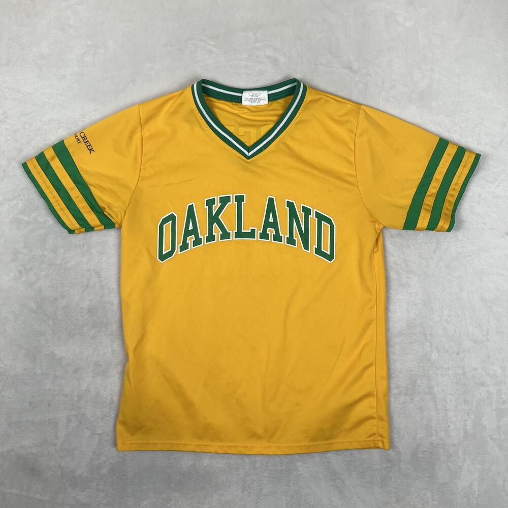 Oakland Athletics Stephen Vogt 21 Jersey Mens Medium Gold MLB Baseball Match-Up